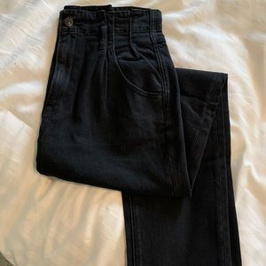 American Eagle Black Mom Jeans